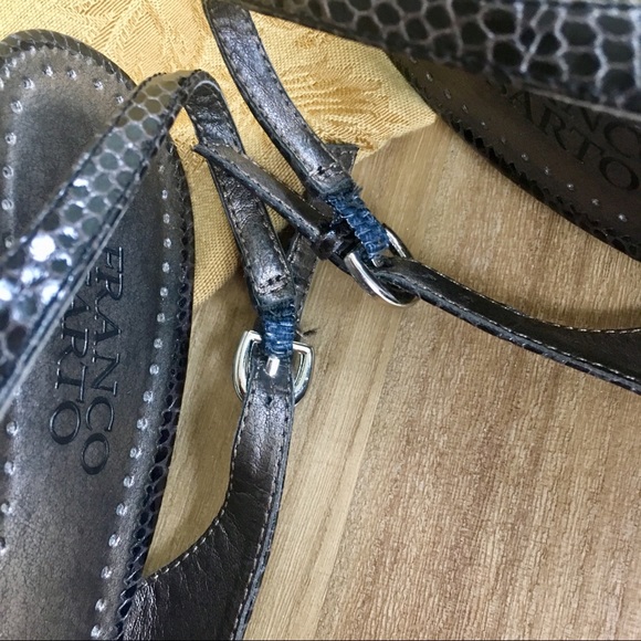 Franco Sarto Arena Black Snakeskin Wedge 6.5 M - Picture 4 of 5